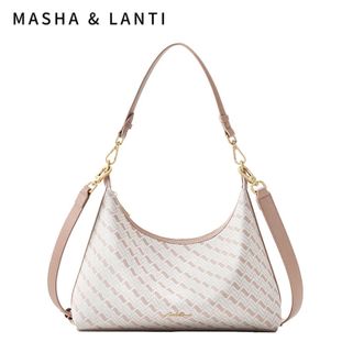 马莎兰缇/MashaLanti  高级感腋下包女高端通勤单肩斜挎包百搭款 M213507B30372H