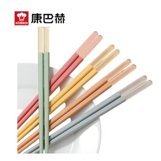 康巴赫（KBH）  分餐筷子 家用高颜值合金筷子  10双