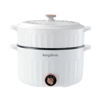 龙的/Longde  3L电火锅电蒸锅电炒锅电煮锅煎烤机料理锅LD-HG315G