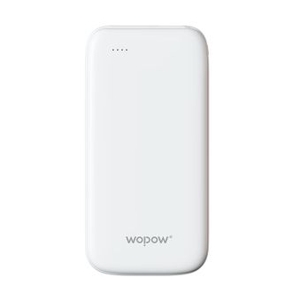 沃品/WOPOW  大容量移动电源  10000毫安充电宝  超薄小巧  L31  白色