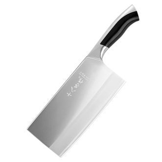 十八子作  复合钢刀具 家用菜刀典雅斩切刀 8铬钢芯三层钢集结 SL1608-AB