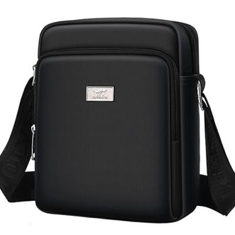 七匹狼 挎包 CD101805-3B 黑色大