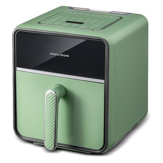摩飞 /Morphy Richards  空气炸锅 家用大容量电炸锅 可视化智能一体机械款 微蒸烤空气炸薯条机4L 翡翠绿