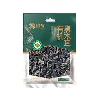 绿帝  有机黑木耳150g袋装烹炒涮菜凉拌健康美味