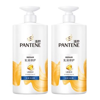 潘婷/Pantene  乳液修护去屑洗发露  氨基酸洗发水  750g*2瓶  新老包装随机发