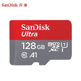 闪迪/SanDisk  128GB TF(MicroSD) A1 U1 C10至尊高速存储卡 手机移动内存卡 APP程序运行更流畅