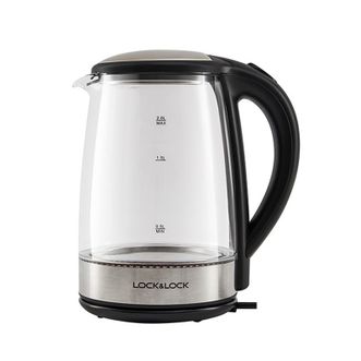 乐扣乐扣/Lock&amp;Lock  蓝光电热水壶玻璃烧水壶家用透明耐高温热煮自动大容量开水壶