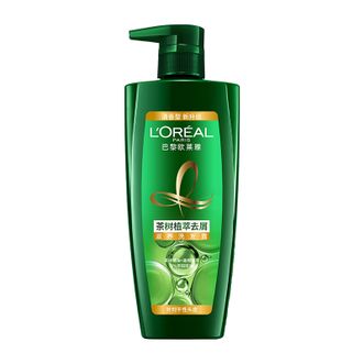 欧莱雅 (LOREAL) 茶树植萃去屑滋养洗发露700ml（无硅油 去屑止痒滋养洗发水）