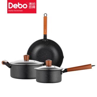 Debo  尼古拉斯套装锅具 炒锅 煮锅 奶锅 DEP-725