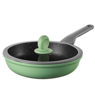 炊大皇（COOKER KING）  竹青石煎锅  26cm不粘平底锅  电磁炉通用  JG26ZQ