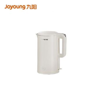 九阳/Joyoung  电水壶烧水壶 1.7L全钢无缝双层防烫电热水壶 316L不锈钢热水壶 开水壶家用 白色 K17FD-W700