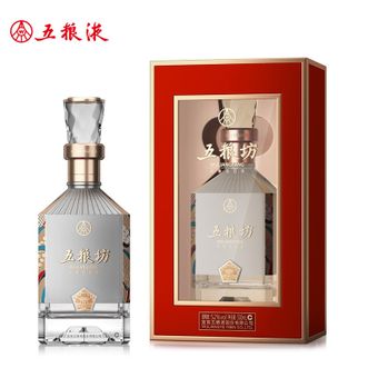 五粮液  五粮坊 浓香型白酒礼盒 52度500ml 单瓶礼盒装 窖香浓郁，老窖酿造，绵甜劲爽