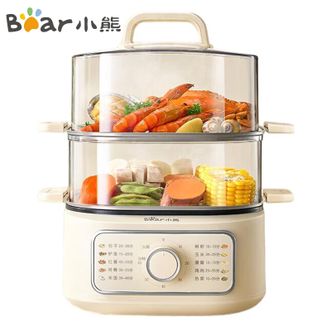 小熊/Bear  电蒸锅  蒸煮一体家用电锅蒸蛋器蒸包子多功能锅 11.5L三层大容量  DZG-HA0N7