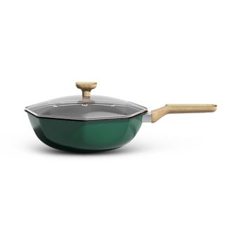 德博莱  女神八角炒锅不粘锅炒锅轻便易清洗少油烟（铁）32cm  DBL-BJ001