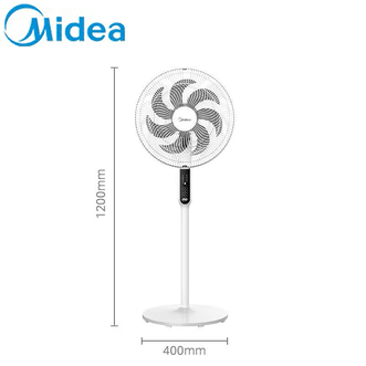 美的/Midea  电风扇落地扇家用立式遥控定时电风扇客厅宿舍卧室风扇轻音节能大风力电风扇SAC35BR