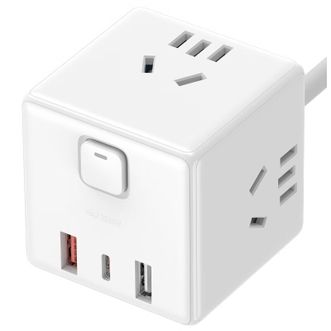 小米/Xiaomi  魔方转换器Pro  33W有线快充版转换插座  桌面办公快充插座  3USB多孔适配器插排  1.5米