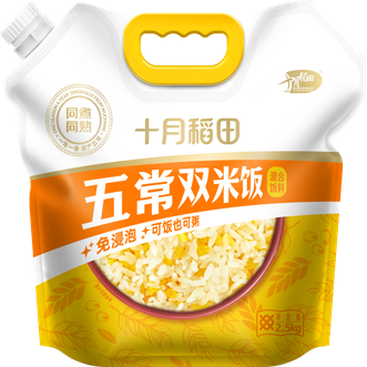 十月稻田  五常双米饭（混合饭料）2.5kg晶莹透亮本味清香