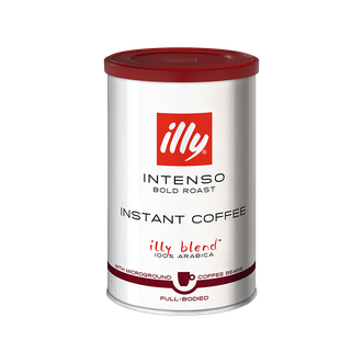 illy  冻干速溶咖啡粉 浓醇风味95g*1罐装 进口食品即溶黑咖啡