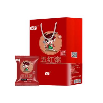 乐丫  五红粥礼盒420g*2盒 红皮花生仁血糯米红米五谷杂粮粥料