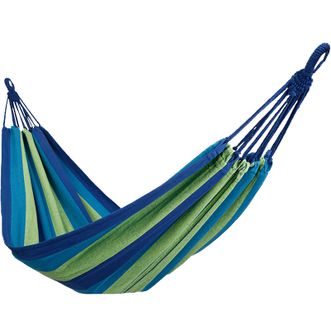 何大屋/Hodtown  吊床户外秋千野营防侧翻吊床宿舍儿童吊床秋千 怡然自得吊床  蓝色条纹/红色条纹  HDW1513