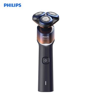 飞利浦/Philips  剃须刀 X5005 普通装 电动剃胡刀刮胡刀三刀头1小时快充肌能舒缓科技胡须刀生日礼物送老公送男友 【蜂巢X渐变橙立式精英】