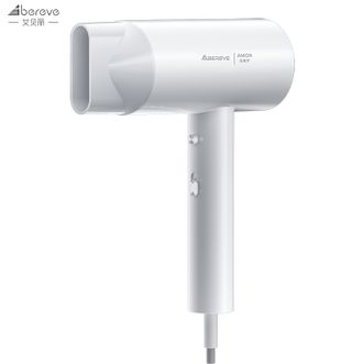 艾贝丽  负离子电吹风护发大风量吹风机 大功率速干养发家用个人护理电器吹风筒ABL-DCF68月光白