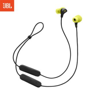 JBL  挂脖式无线运动耳机Run3BT黑黄色