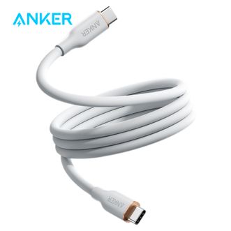 安克  240W1.8mC-C硅胶线亲肤柔软适用于苹果16-15/安卓/macbook