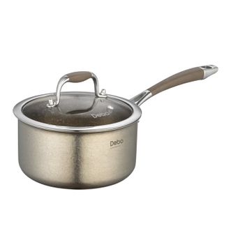 德铂（Debo）  狄安娜纯钛奶锅18cm   DEP-884