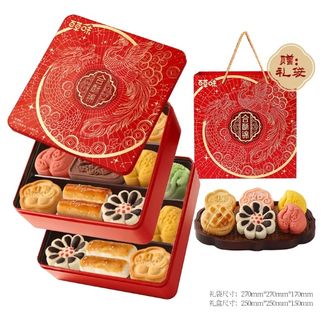 百草味  合酥锦850g中式糕点心零食高端礼盒伴手礼节日送礼送长辈