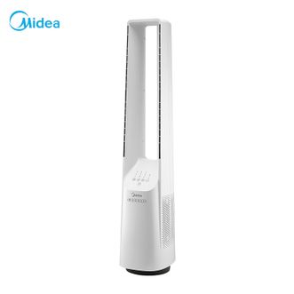 美的/Midea  电风扇家用塔扇无叶风扇落地扇智能定时轻音安静宿舍遥控循环风随温变大风力