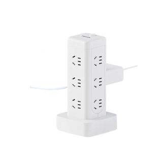 飞利浦/Philips  12位2.9米桌面立式插座 过载保护