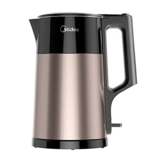 美的/Midea  电热水壶双层钢防烫烧水壶 MK-HJ1710 1.7L大容量