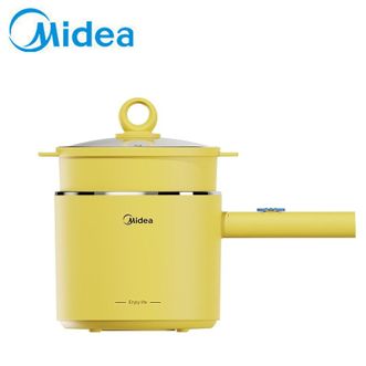 美的/Midea  电煮锅家用1.7L多功能电蒸锅学生宿舍小功率双层电火锅MC-XZE1604