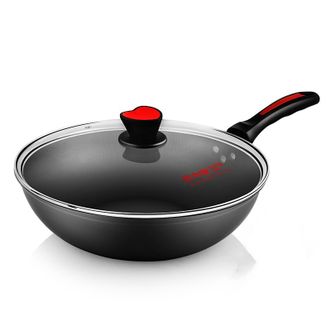炊大皇（COOKER KING）  34CM超轻炒菜锅炒锅煎锅不粘锅一锅多用健康无油烟不挑火WG15075