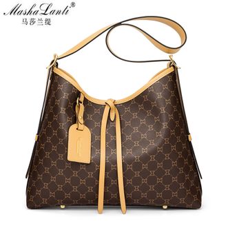 马莎兰缇/MashaLanti  包包女包时尚大容量水桶包通勤百搭单肩包高端轻奢女士斜挎包 M044304B3756J