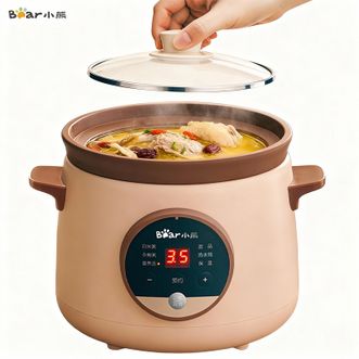 小熊/Bear  电炖锅电炖盅婴儿辅食锅紫砂锅燕窝炖盅电砂锅煲汤锅炖汤锅