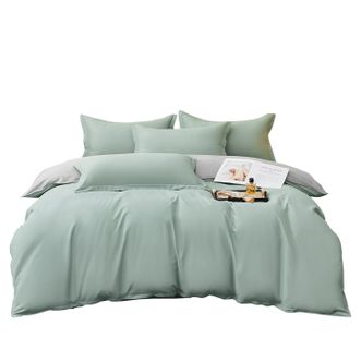 花花公子/play boy  全棉四件套-抹茶绿