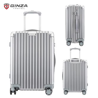 银座/GINZA 复古拉杆箱行李箱男女旅行箱8轮静音万向轮拉链24寸密码箱8953L