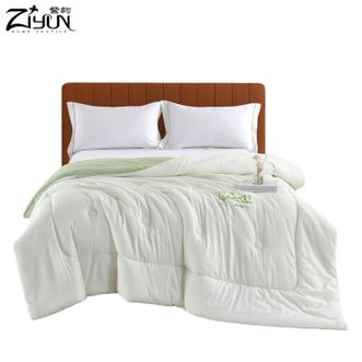 紫韵  森感清爽自然呵护 心满意竹纤维被 200*230cm