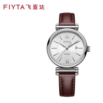 飞亚达/Fiyta  商场同款丨印系列 情侣手表 石英表 复古简约骑行元素情侣款 【锆月白】女款