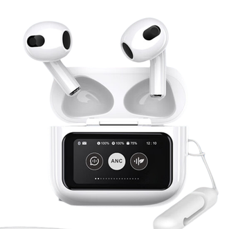 纽曼（Newmine）  智慧触控屏蓝牙耳机 大容量电池超长续航 白