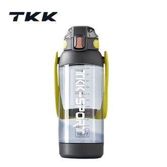 TKK  大容量水杯耐高温tritan塑料杯 斜挎背带水壶 【背带+直饮+吸管】1700ML