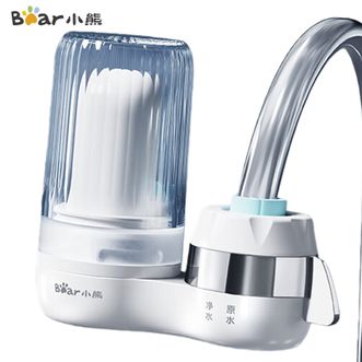 小熊/Bear  水龙头净水器 前置水龙头过滤器家用厨房自来水过滤杂质 可视化可清洗滤芯滤水器