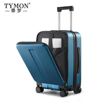 TYMON  泰梦前开盖行李箱20英寸多功能旅行箱商务拉杆箱 逐梦T6