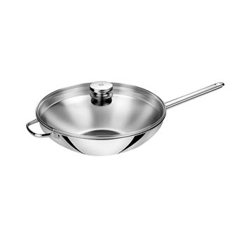 双立人（ZWILLING）  双立人Specials不锈钢炒锅32cm（比利时进口锅身）