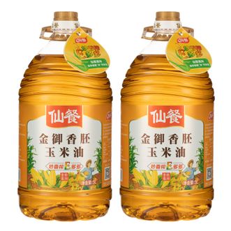 仙餐 金御香胚玉米油5L*2桶 食用油 非转基因 物理压榨