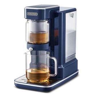 摩飞电器（Morphyrichards）即热式茶饮机 泡茶机 煮茶器 家用办公室养生壶 多功能烧水 一体饮水机 MR6087 轻奢蓝