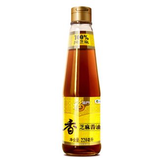 福临门  食用油 压榨芝麻香油 220ML