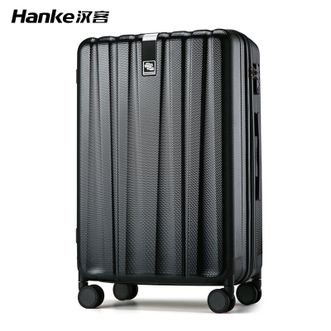 汉客/Hanke  镇店之宝行李箱H80002-26寸墨玉黑升级版Z